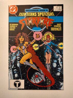 TEEN TITANS SPOTLIGHT # 19 STARFIRE Millennium Week 8 Cover by George Perez